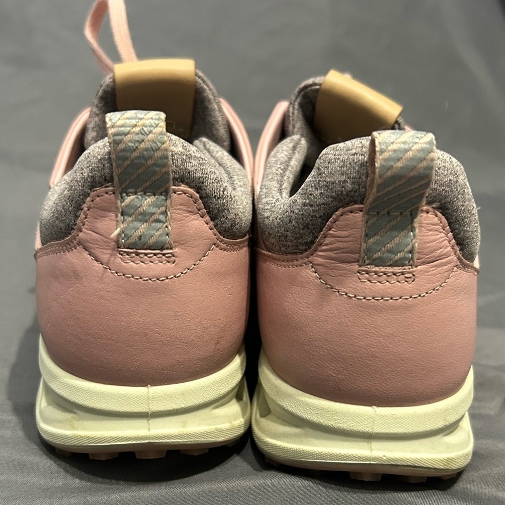 ECCO Womens Golf Cool Pro in Silver Pink Size 37 E-DTS Leather Womens Size 6/6.5 - Picture 6 of 12